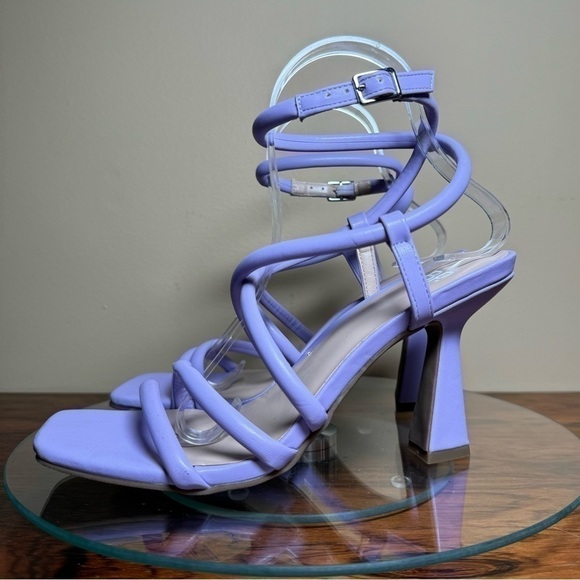 BP. Ashlyn Square Toe Strappy Sandal - purple betta - size 6.5 - Picture 4 of 16